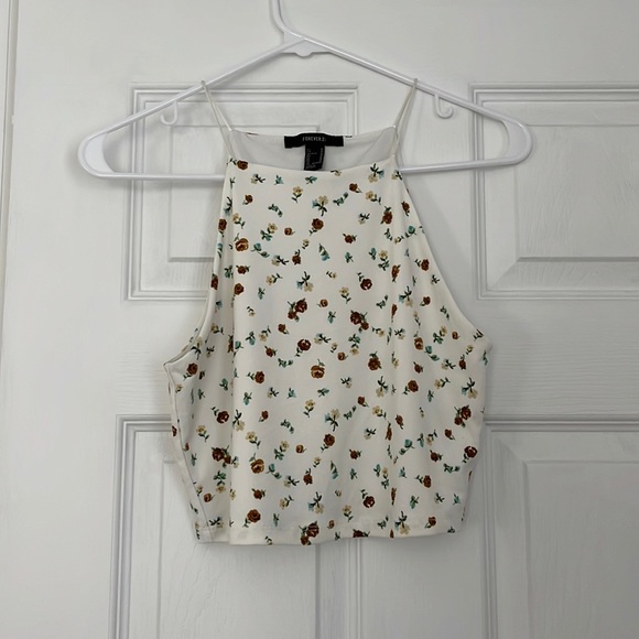 Forever 21 Tops - forever 21 floral crop top (3/$15)